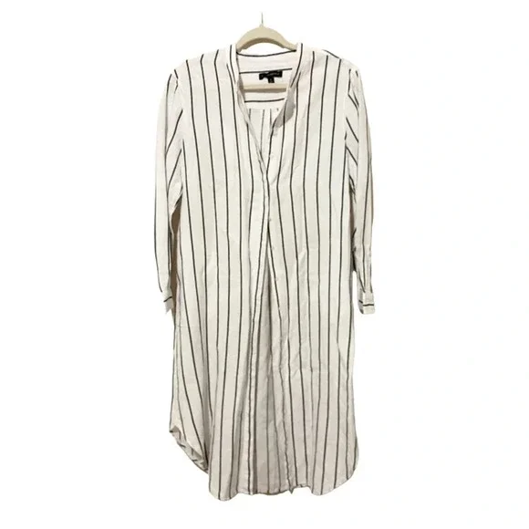 Banana Republic | Dresses | Banana Republic Linen Blend Poplin Shirt Dress  | Poshmark
